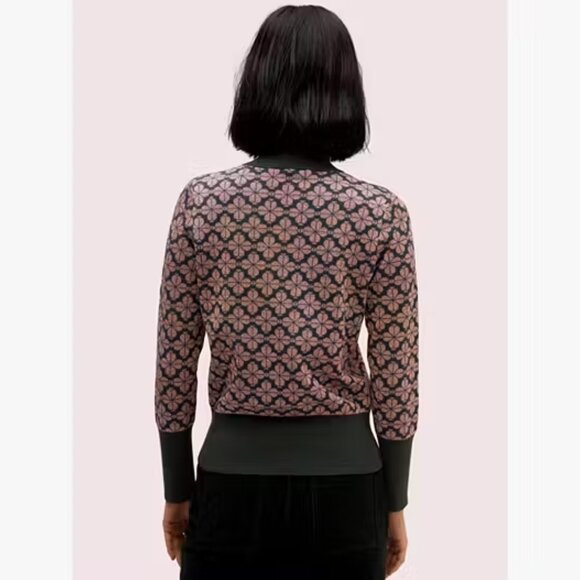 BNWT Kate Spade New York Turtleneck Sweater with Spade Flower Pattern - Picture 3 of 12